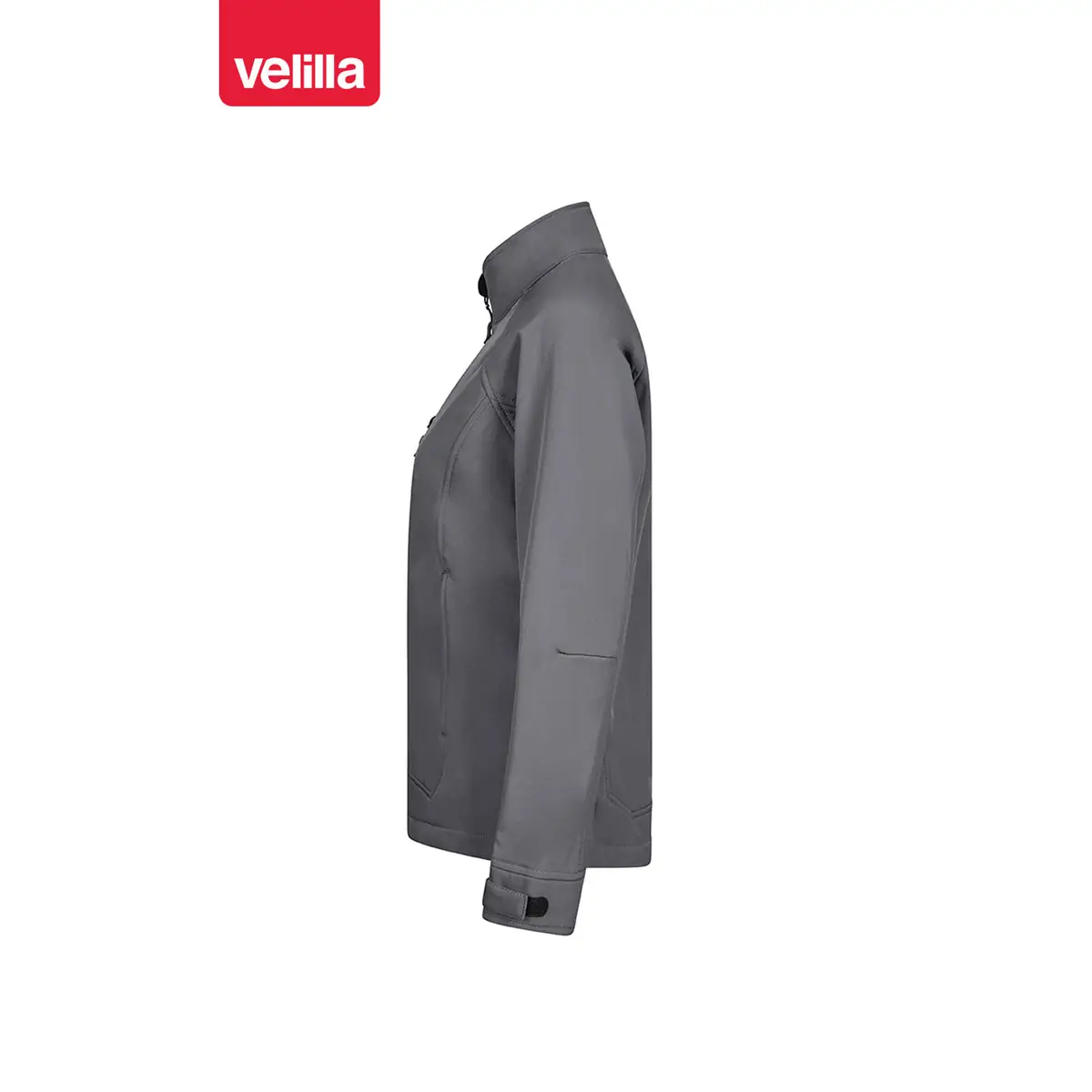 Cazadora softshell mujer Velilla 206005W 6 Cazadora softshell mujer Velilla 206005W Gris, vista lateral