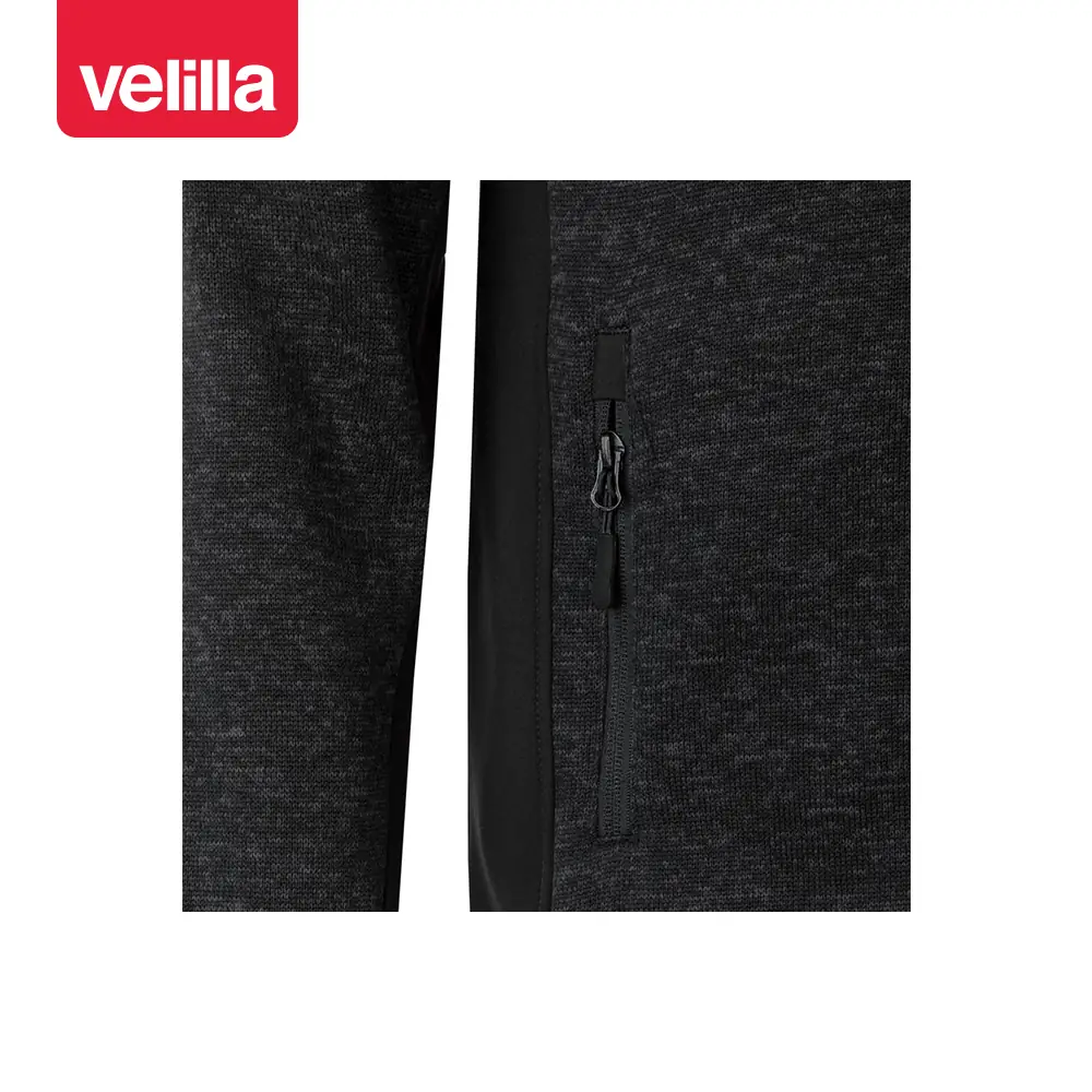 Chaqueta de punto afelpado Velilla 206008 16 Chaqueta de punto afelpado Velilla 206008 Negro/Negro, detalle de bolsillo lateral
