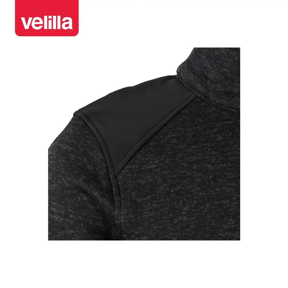 Chaqueta de punto afelpado Velilla 206008 18 Chaqueta de punto afelpado Velilla 206008 Negro/Negro, detalle de hombro