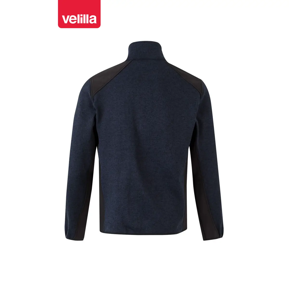 Chaqueta de punto afelpado Velilla 206008 3 Chaqueta de punto afelpado Velilla 206008 Azul navy/Negro, vista trasera