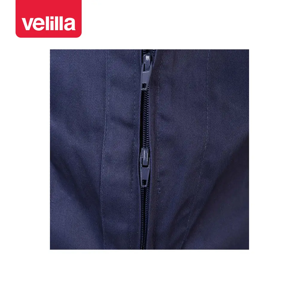 Mono de trabajo italiano Velilla 214 15 Mono de trabajo italiano Velilla 214 Azul marino, detalle de cremallera