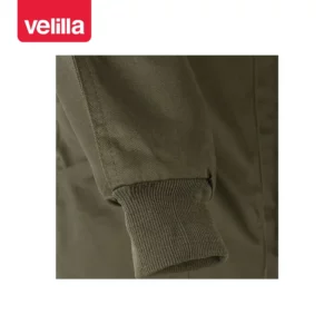 Mono de trabajo italiano Velilla 214 Verde caza, detalle de puño