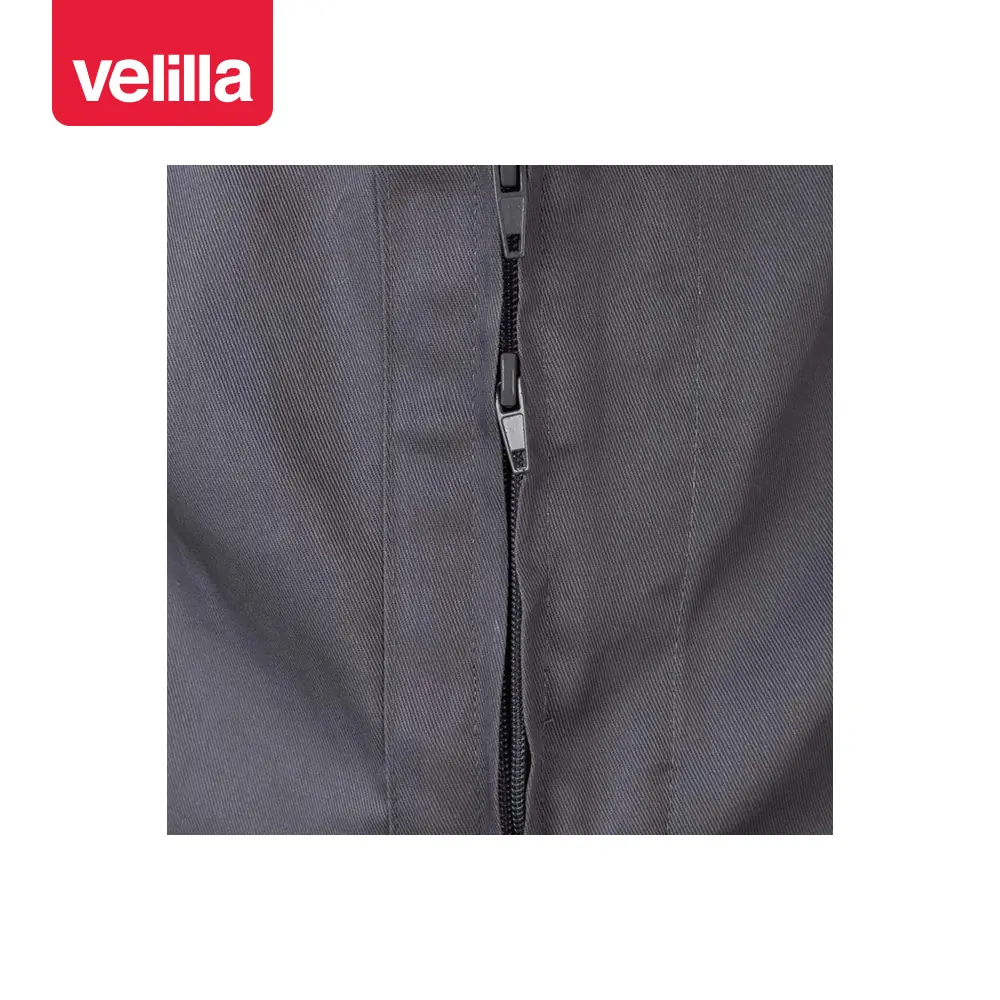 Mono de trabajo italiano Velilla 214 19 Mono de trabajo italiano Velilla 214 Gris, detalle de cremallera