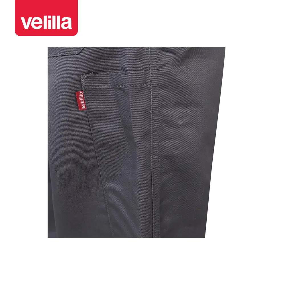 Mono de trabajo italiano Velilla 214 33 Mono de trabajo italiano Velilla 214 Gris, detalle de bolsillo trasero