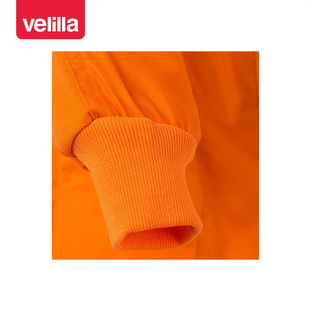 Mono de trabajo italiano Velilla 214 27 Mono de trabajo italiano Velilla 214 Naranja, detalle de puño