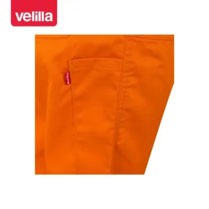 Mono de trabajo italiano Velilla 214 Naranja, detalle de bolsillo trasero