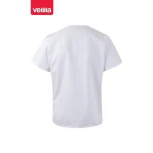 Camisola manga corta Velilla 255201 blanco, vista trasera