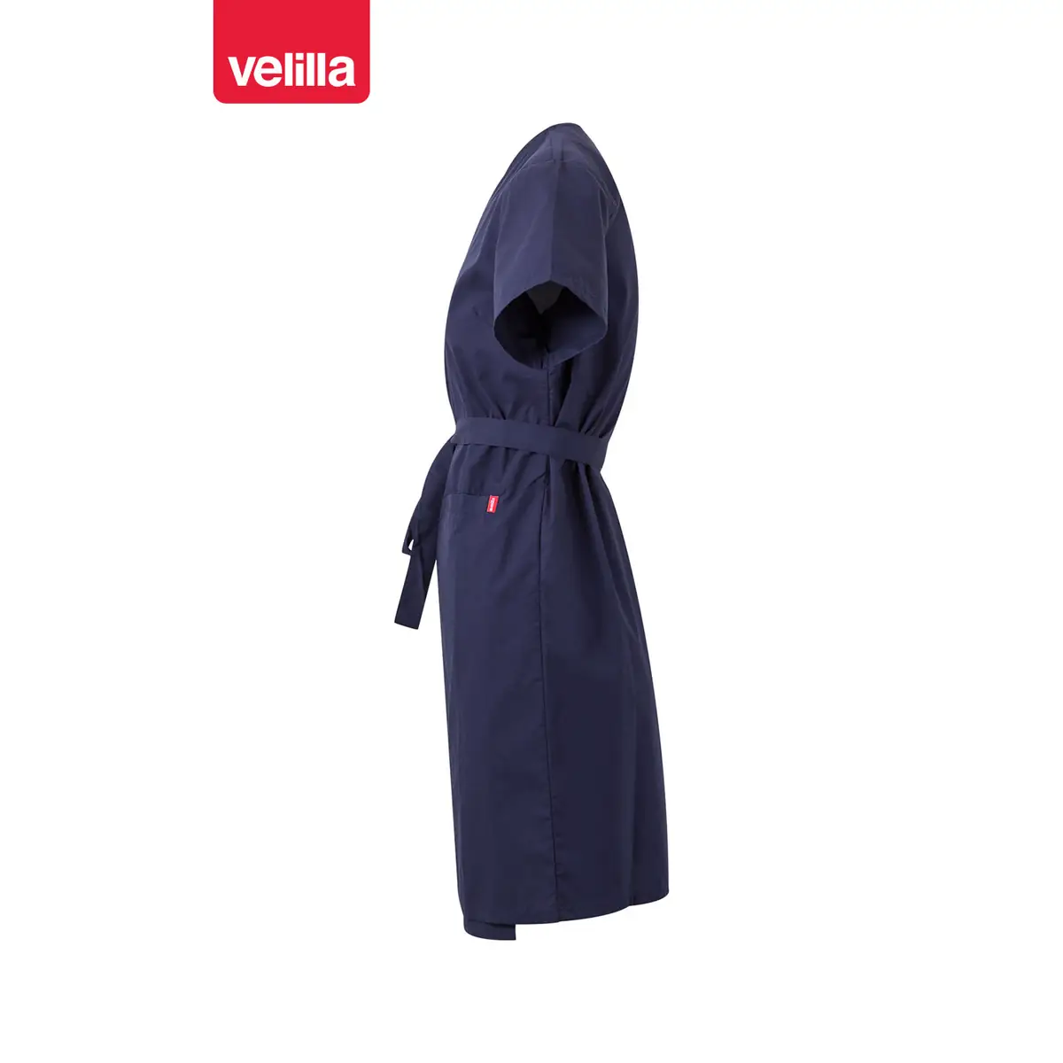 Bata cruzada mujer Velilla 259002 6 Bata cruzada mujer Velilla 259002 azul marino, vista lateral