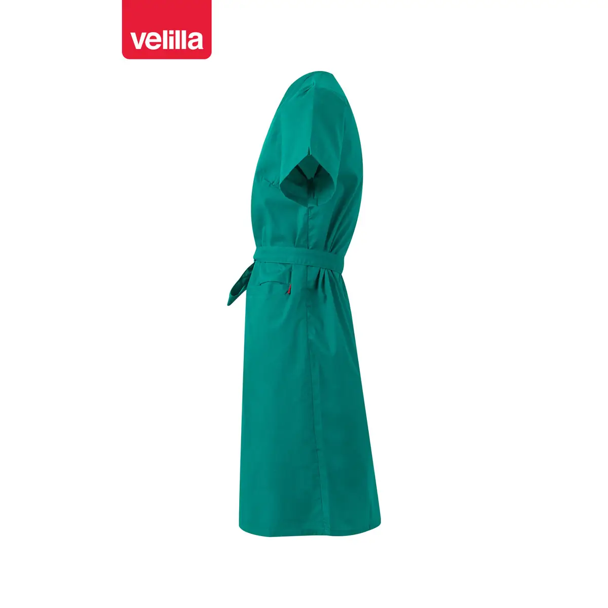Bata cruzada mujer Velilla 259002 10 Bata cruzada mujer Velilla 259002 verde, vista lateral