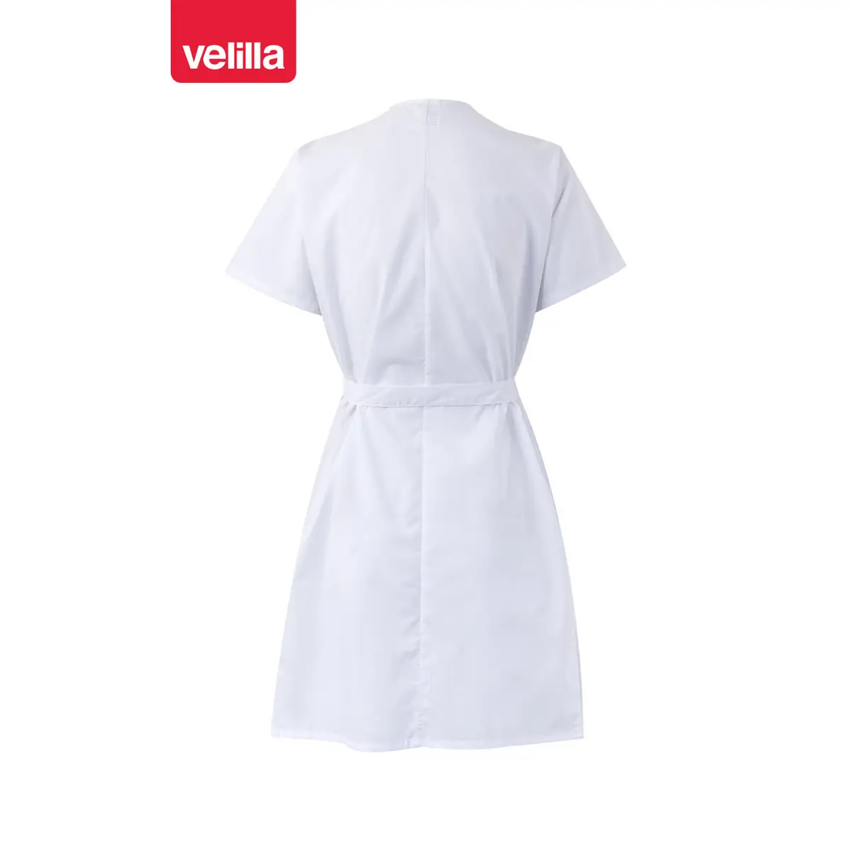 Bata cruzada mujer Velilla 259002 4 Bata cruzada mujer Velilla 259002 blanco, vista trasera
