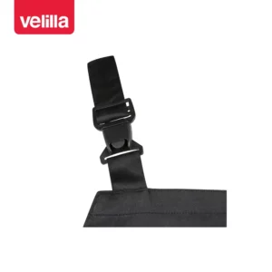 Pantalón con peto Velilla 290 Negro, detalle de tirante con hebilla