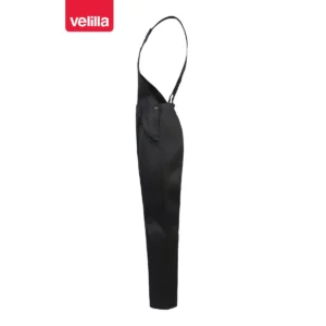 Pantalón con peto Velilla 290 Negro, vista lateral