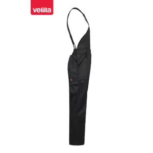 Pantalón con peto Velilla 290 Negro, vista lateral opuesta
