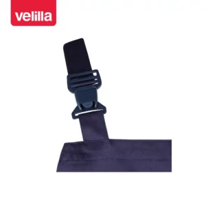 Pantalón con peto Velilla 290 Azul marino, detalle de tirante con hebilla