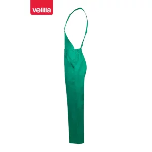 Pantalón con peto Velilla 290 Verde, vista lateral