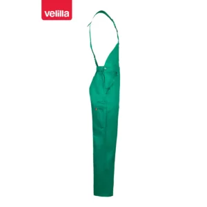 Pantalón con peto Velilla 290 Verde, vista lateral opuesta
