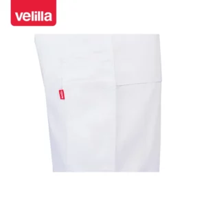 Pantalón con peto Velilla 290 Blanco, detalle de bolsillos para herramientas