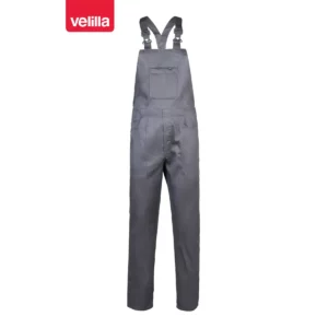Pantalón con peto Velilla 290 Gris, vista frontal