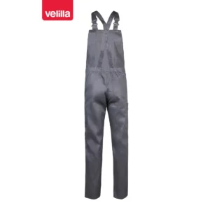 Pantalón con peto Velilla 290 Gris, vista trasera