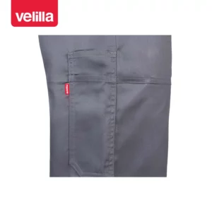 Pantalón con peto Velilla 290 Gris, detalle de bolsillos para herramientas