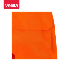 Bermuda alta visibilidad Velilla 303005 Naranja flúor, detalle de bolsillo trasero