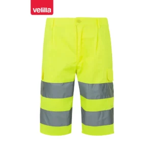 Bermuda alta visibilidad Velilla 303005 Amarillo flúor, vista frontal