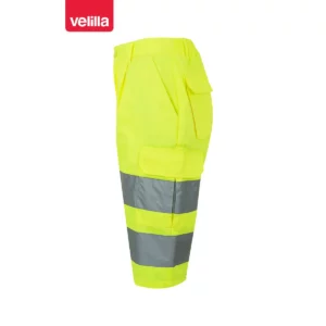 Bermuda alta visibilidad Velilla 303005 Amarillo flúor, vista lateral