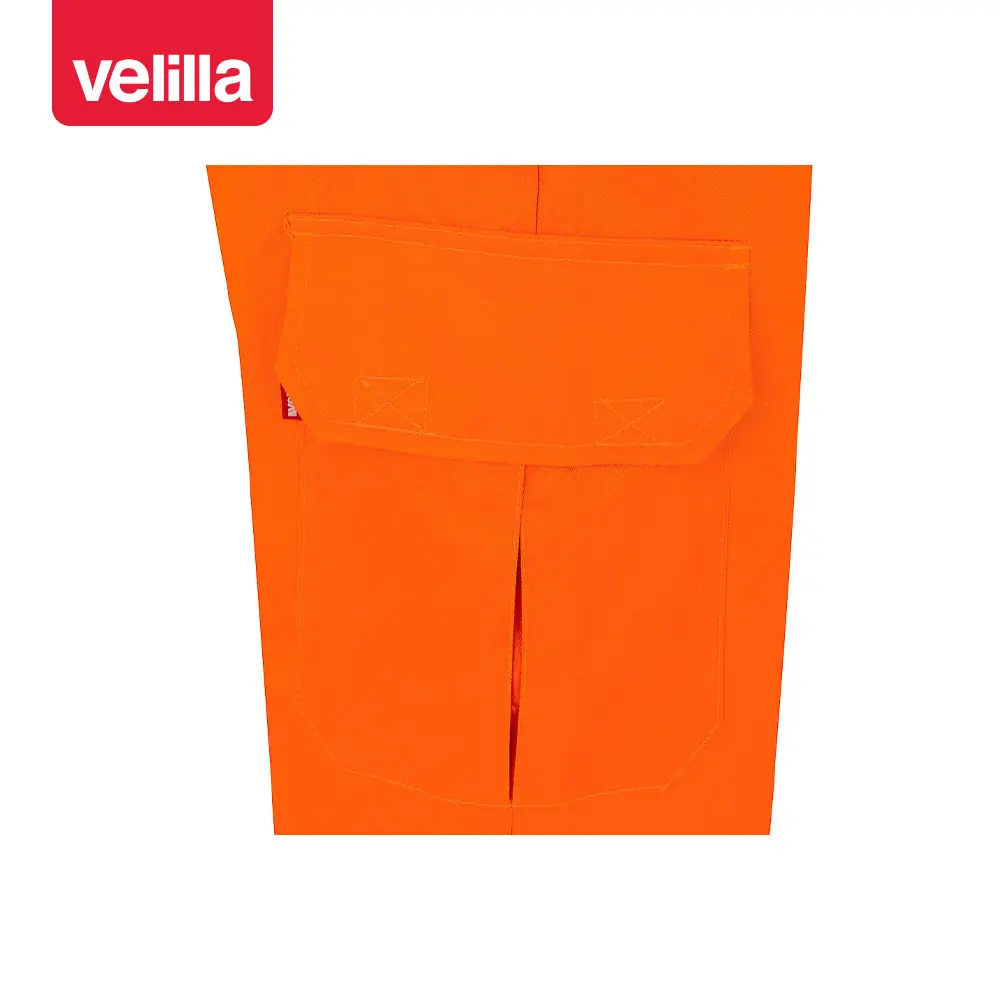Pantalón alta visibilidad Velilla 303006 11 Pantalón alta visibilidad Velilla 303006 Naranja flúor, detalle de bolsillo lateral
