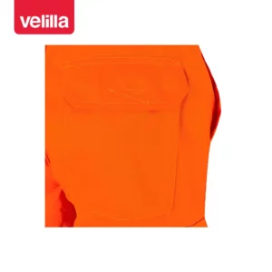 Pantalón alta visibilidad Velilla 303006 Naranja flúor, detalle de bolsillo trasero
