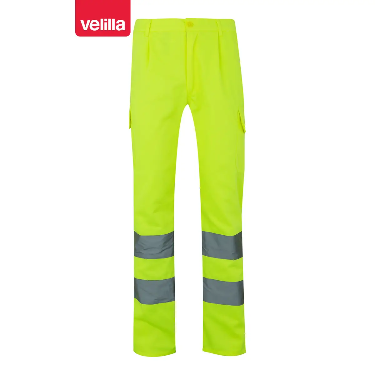 Pantalón alta visibilidad Velilla 303006 1 Pantalón alta visibilidad Velilla 303006 Amarillo flúor, vista frontal
