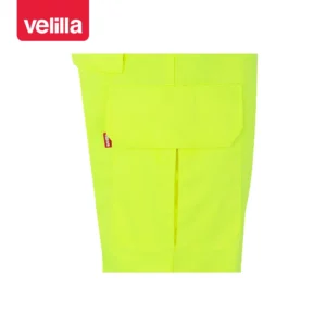 Pantalón alta visibilidad Velilla 303006 Amarillo flúor, detalle de bolsillo lateral