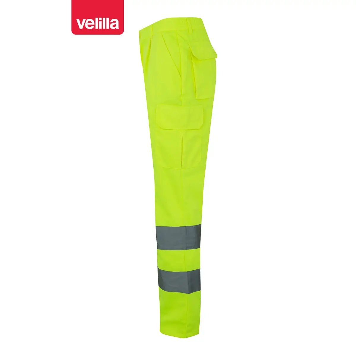 Pantalón alta visibilidad Velilla 303006 2 Pantalón alta visibilidad Velilla 303006 Amarillo flúor, vista lateral