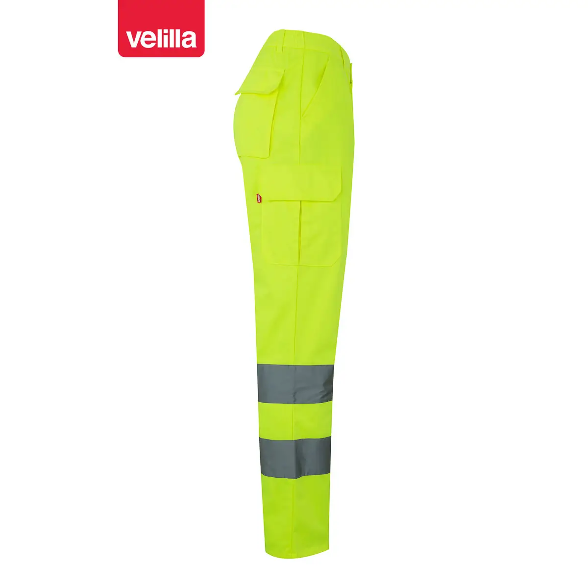 Pantalón alta visibilidad Velilla 303006 3 Pantalón alta visibilidad Velilla 303006 Amarillo flúor, vista lateral opuesta