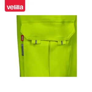 Pantalón cinta segmentada Velilla 303009S Amarillo flúor, detalle de bolsillo lateral