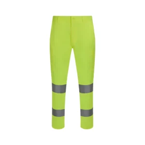 Pantalón alta visibilidad Velilla 303011 Amarillo flúor, vista frontal