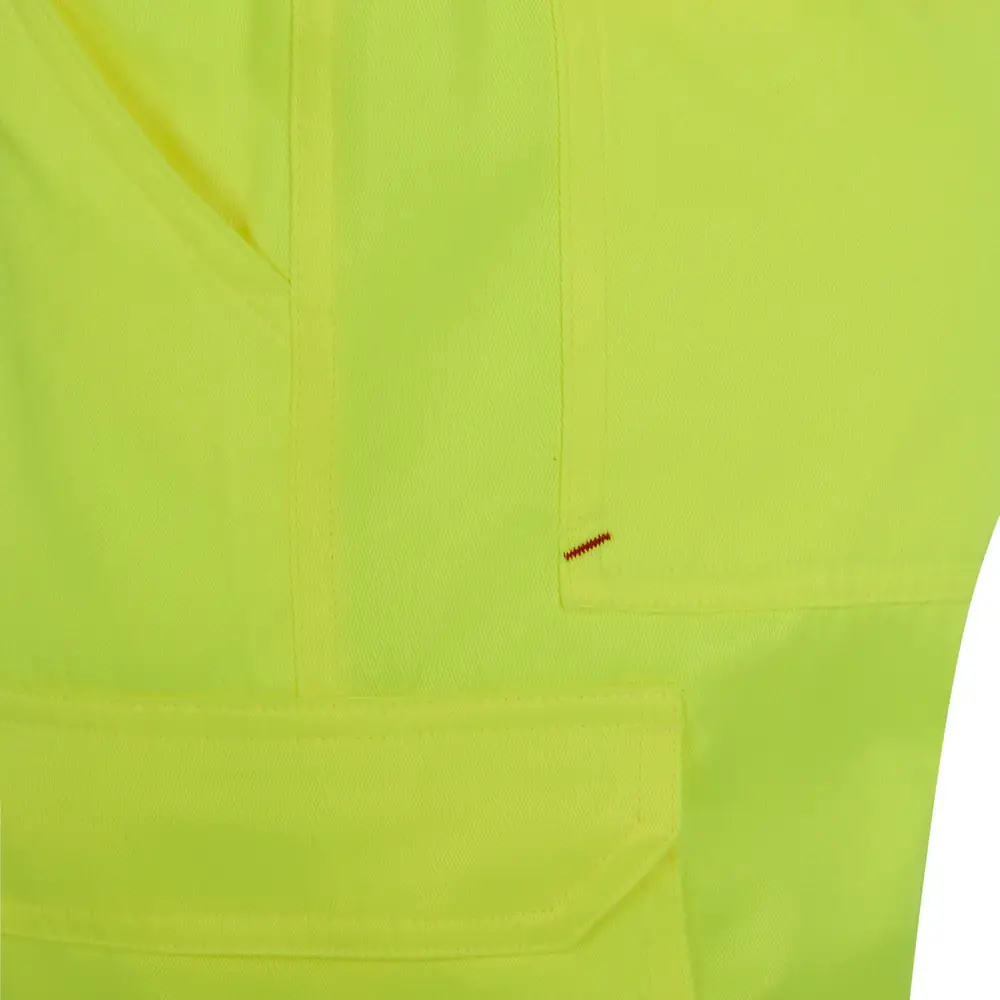 Pantalón alta visibilidad Velilla 303011 10 Pantalón alta visibilidad Velilla 303011 Amarillo flúor, detalle de presilla de refuerzo en bolsillo