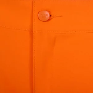 Pantalón técnico Velilla 303030X V.Dynamix Hi Vis Negro/Naranja flúor, detalle de botón y cintura