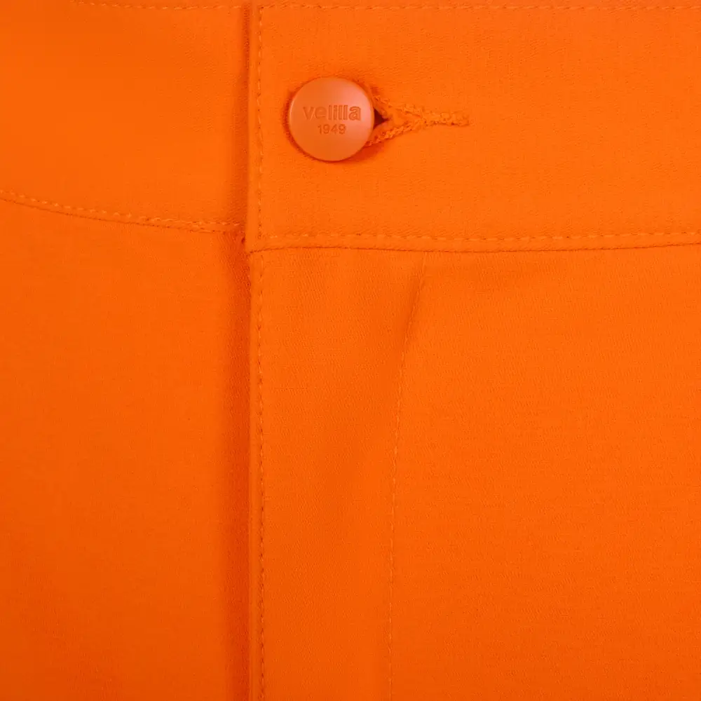 Pantalón técnico Velilla 303030X V.Dynamix Hi Vis 19 Pantalón técnico Velilla 303030X V.Dynamix Hi Vis Negro/Naranja flúor, detalle de botón y cintura