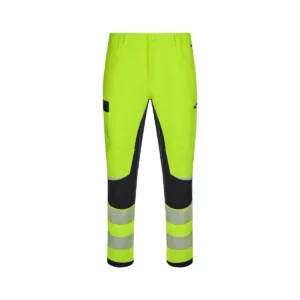 Pantalón técnico Velilla 303030X V.Dynamix Hi Vis Negro/Amarillo flúor, vista frontal