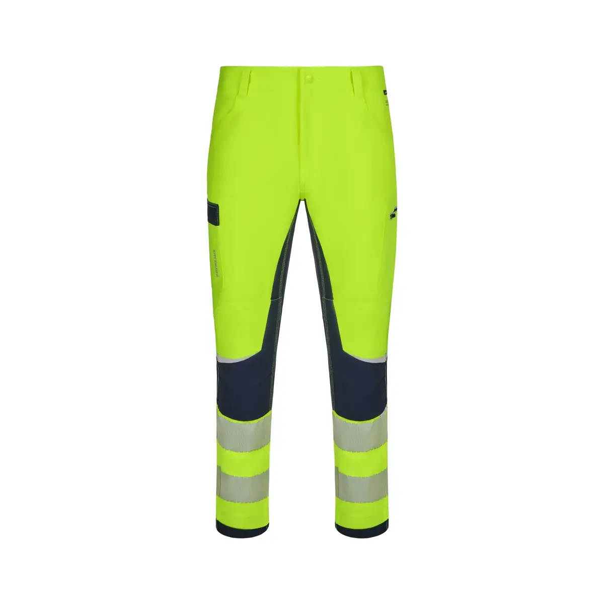 Pantalón técnico Velilla 303030X V.Dynamix Hi Vis 3 Pantalón técnico Velilla 303030X V.Dynamix Hi Vis Azul navy/Amarillo flúor, vista frontal
