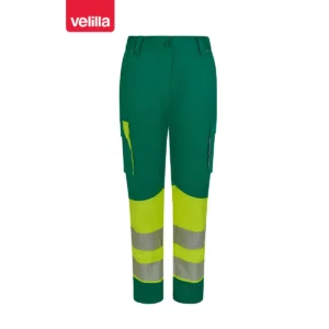 Pantalón reciclado mujer Velilla 303032SW Verde/Amarillo flúor, vista frontal
