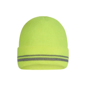 Gorro térmico flúor Velilla 304001 Amarillo flúor, vista frontal