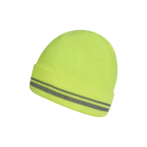 Gorro térmico flúor Velilla 304001 Amarillo flúor, vista lateral