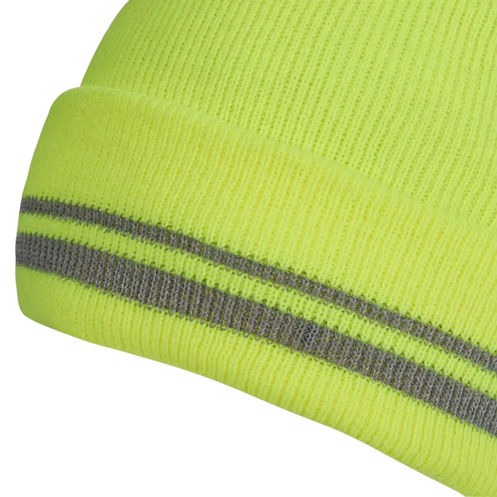Gorro térmico flúor Velilla 304001 5 Gorro térmico flúor Velilla 304001 Amarillo flúor, detalle de dobladillo reflectante