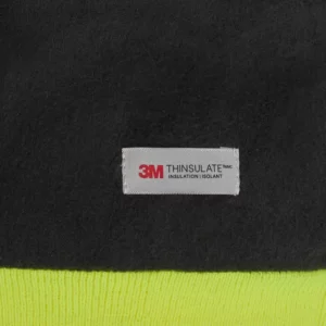 Gorro térmico flúor Velilla 304001 Amarillo flúor, detalle de forro interior 3M THINSULATE