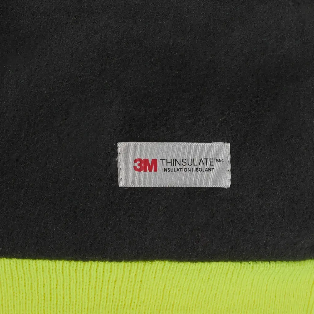 Gorro térmico flúor Velilla 304001 6 Gorro térmico flúor Velilla 304001 Amarillo flúor, detalle de forro interior 3M THINSULATE