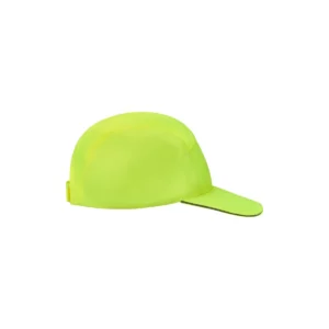 Gorra con cubrenucas flúor Velilla 304004 Amarillo flúor, vista lateral sin cubrenucas
