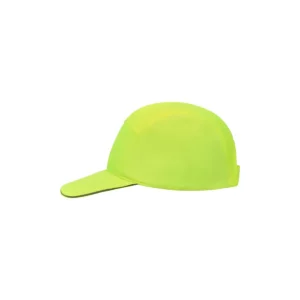 Gorra con cubrenucas flúor Velilla 304004 Amarillo flúor, vista lateral opuesto sin cubrenucas