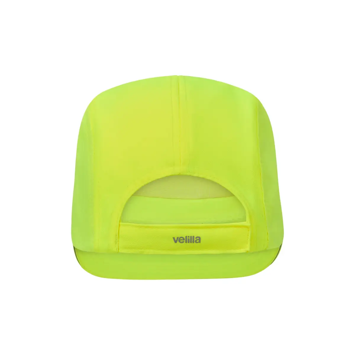 Gorra con cubrenucas flúor Velilla 304004 7 Gorra con cubrenucas flúor Velilla 304004 Amarillo flúor, vista trasera sin cubrenucas