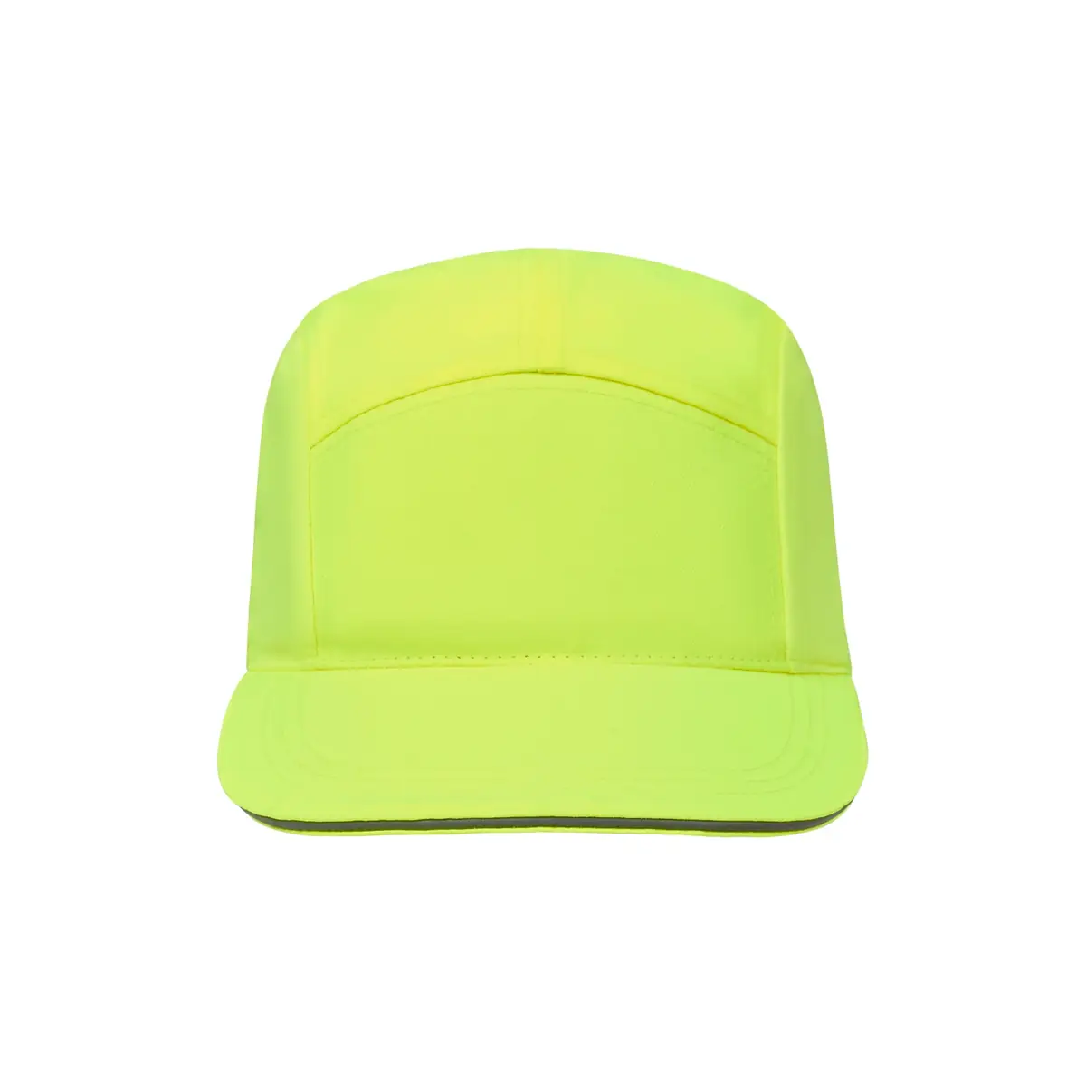 Gorra con cubrenucas flúor Velilla 304004 8 Gorra con cubrenucas flúor Velilla 304004 Amarillo flúor, vista frontal sin cubrenucas